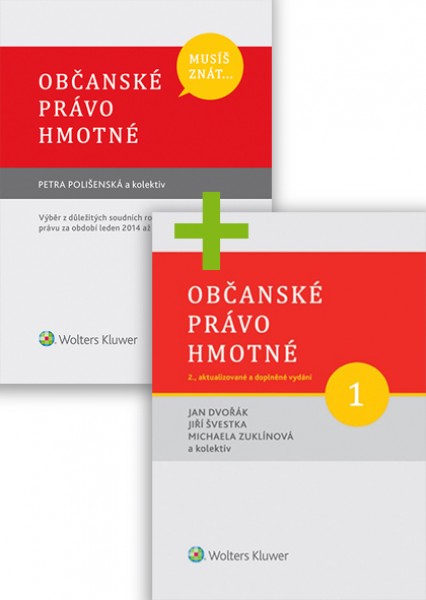 Komplet - Občanské právo hmotné 1 + Musíš znát... Občanské právo hmotné
