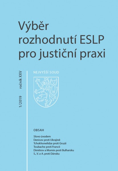 Výběr rozhodnutí ESLP pro justiční praxi