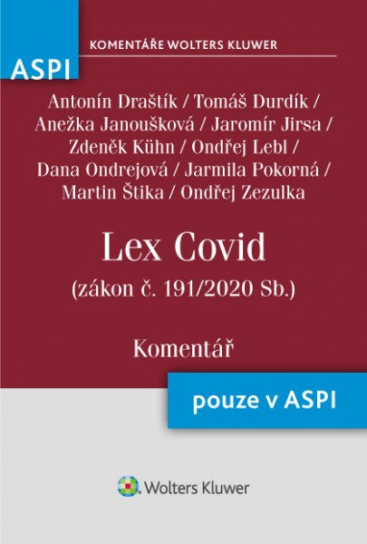 Lex Covid (č. 191/2020 Sb.) - komentář
