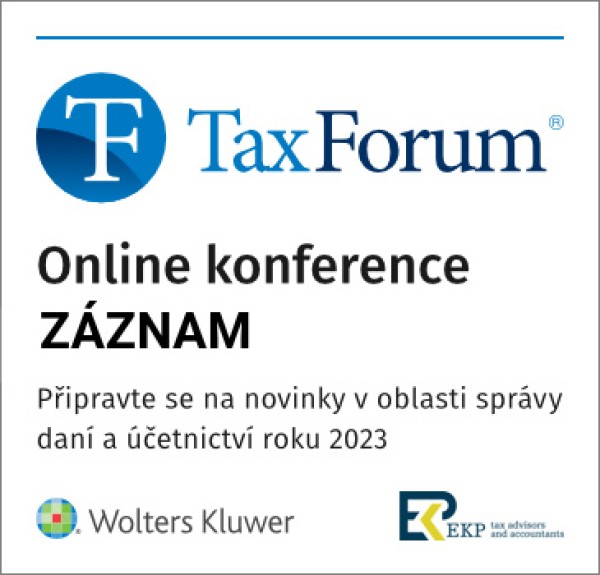 TaxForum 2023 - Záznam e-konference