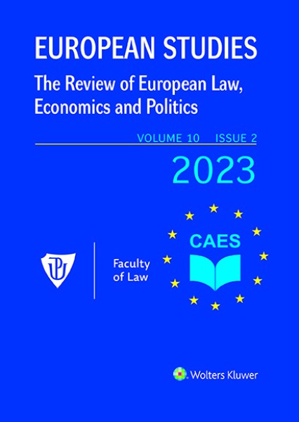 European Studies – The Review of European Law, Economics and Politics