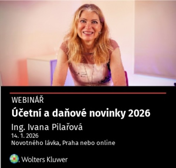 Účetní a daňové novinky 2026