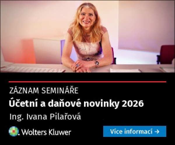 Účetní a daňové novinky 2026 - záznam webináře