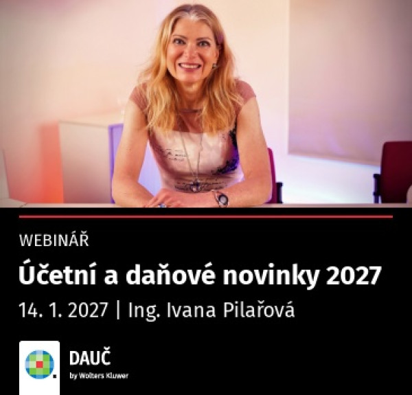 Účetní a daňové novinky 2027