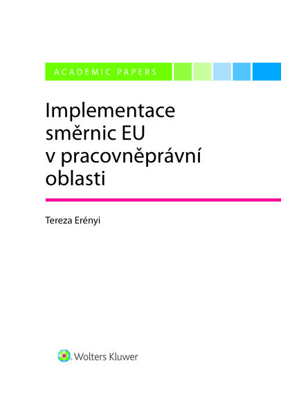 Implementace směrnic EU v pracovněprávní oblasti