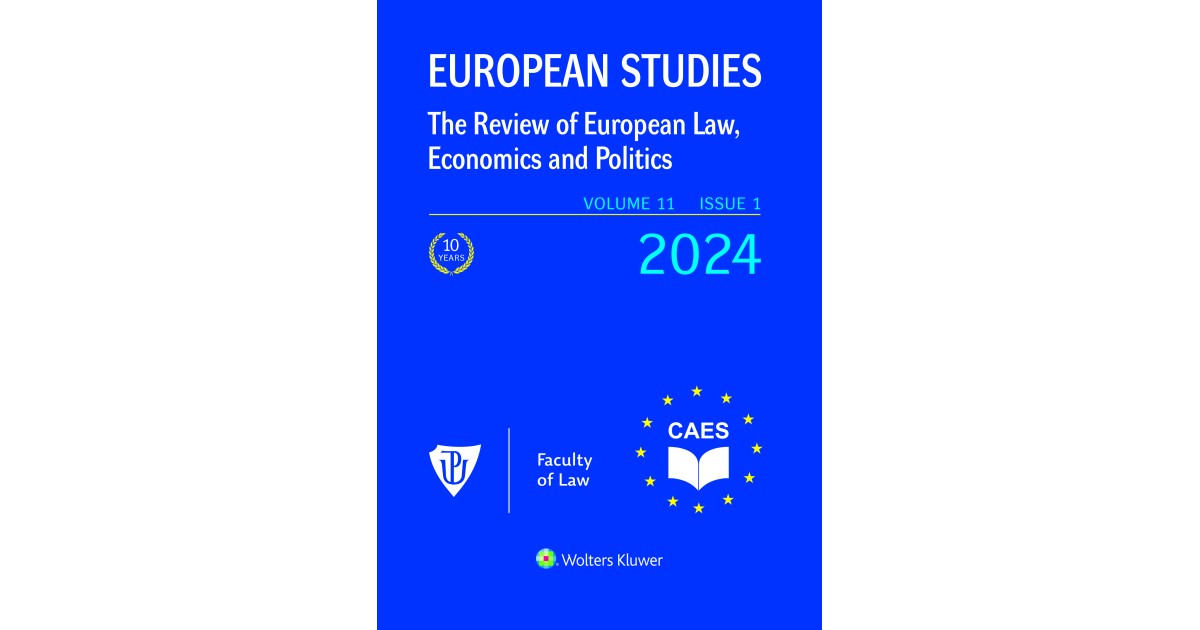 European Studies – The Review of European Law, Economics and Politics