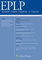 EPLP - European Patent Litigation in Practice (Evropské patentové spory v praxi)