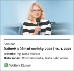 Účetní a daňové novinky 2025