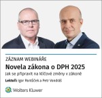 Novela zákona o DPH 2025 - záznam webináře