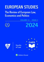 European Studies – The Review of European Law, Economics and Politics