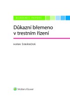 Důkazní břemeno v trestním řízení