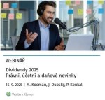 Dividendy 2025: právní, účetní a daňové novinky