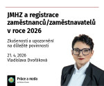 JMHZ a registrace zaměstnanců/zaměstnavatelů v roce 2026