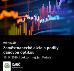 Zaměstnanecké akcie a podíly daňovou optikou