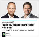 Praktický rozbor interpretací NÚR: Balíček webinářů