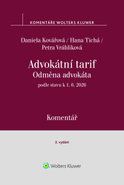 Odměna advokáta (vyhláška č. 177/1996 Sb., advokátní tarif) - komentář, 3. vydání